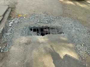 निगम घोटाला : नाली छोटी, घोटाला भारी: 13 लाख के बिल में 16 टन सरिया,निगम के इंजीनियरों की कारस्तानी