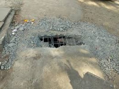 निगम घोटाला : नाली छोटी, घोटाला भारी: 13 लाख के बिल में 16 टन सरिया,निगम के इंजीनियरों की कारस्तानी