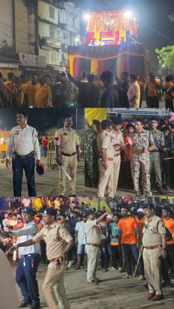 बस्तर दशहरा की जिम्मेदारी बड़ी, सुरक्षा के लिए बस्तर पुलिस मुस्तैदी से खड़ी