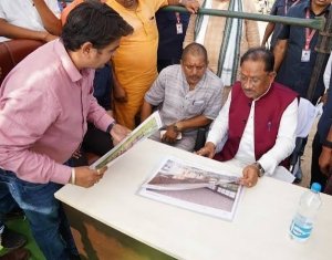 मुख्यमंत्री विष्णुदेव साय ने सलियाटोली में निर्माणाधीन नालंदा परिसर का किया निरीक्षण