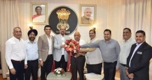 राज्यपाल डेका से निजी विश्वविद्यालयों के पदाधिकारियों ने की भेंट